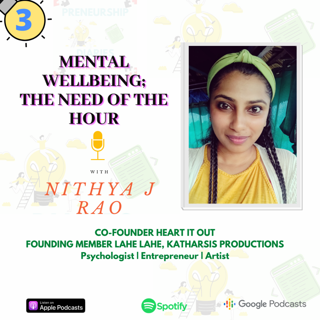 preneurship diaries podcast interview with Nithya J Rao